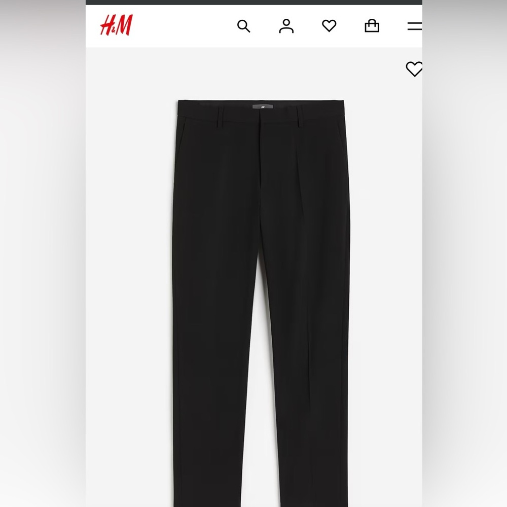NWT! H&M Slim-fit Black Pants